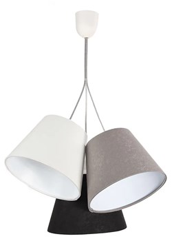 Trójkolorowa lampa wisząca z białym wnętrzem - EXX70-Anastazja ze sklepu Edinos.pl w kategorii Lampy wiszące - zdjęcie 172206268