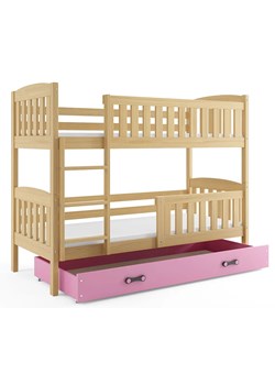 Drewniane łóżko piętrowe dla dzieci 90x200 - Celinda 3X ze sklepu Edinos.pl w kategorii Łóżka dziecięce - zdjęcie 172206425