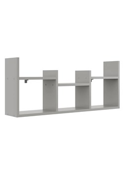 Szara Minimalistyczna Półka Na Książki L8-S52 ze sklepu Edinos.pl w kategorii Półki - zdjęcie 172206607