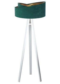 Zielono-biała lampa stojąca trójnóg - EXX250-Volia ze sklepu Edinos.pl w kategorii Lampy podłogowe - zdjęcie 172206817