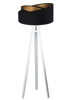 Czarno-biała nowoczesna lampa stojąca trójnóg - EXX253-Agra ze sklepu Edinos.pl w kategorii Lampy podłogowe - zdjęcie 172206849