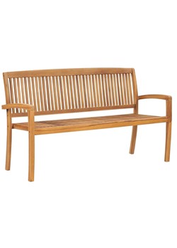Drewniana ławka ogrodowa - Patton 3X ze sklepu Edinos.pl w kategorii Ławki ogrodowe - zdjęcie 172207307