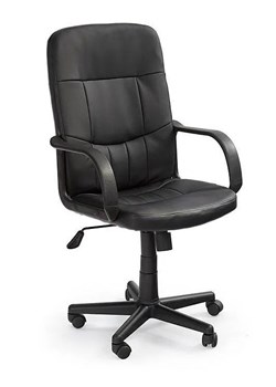 Czarny biurowy fotel obrotowy - Kramer ze sklepu Edinos.pl w kategorii Krzesła biurowe - zdjęcie 172207639