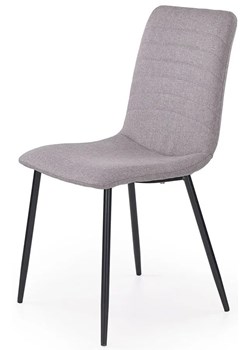 Krzesło tapicerowane Revis - popielate ze sklepu Edinos.pl w kategorii Krzesła - zdjęcie 172208197