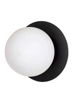 Czarny okrągły kinkiet kulka - D009-Intis ze sklepu Edinos.pl w kategorii Lampy ścienne - zdjęcie 172208239