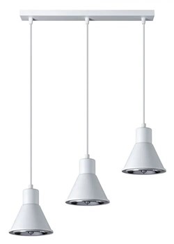 Biała lampa wisząca nad stół punktowa - 4X S171 A0-D76 ze sklepu Edinos.pl w kategorii Lampy wiszące - zdjęcie 172208468