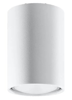 Biały minimalistyczny plafon tuba - S243-Lagor ze sklepu Edinos.pl w kategorii Lampy sufitowe - zdjęcie 172208549