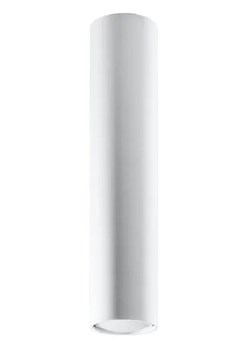 Biały nowoczesny plafon tuba - S245-Lagor ze sklepu Edinos.pl w kategorii Lampy sufitowe - zdjęcie 172208556