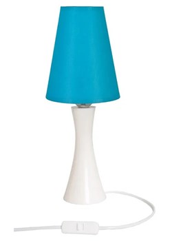 Biało-niebieska lampka nocna do pokoju dziecka - S192-Larix ze sklepu Edinos.pl w kategorii Lampy stołowe - zdjęcie 172208619