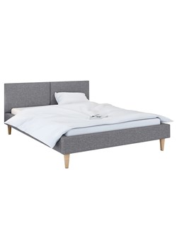 Łóżko tapicerowane z zagłówkiem do sypialni - Irsante 200x200 40 kolorów ze sklepu Edinos.pl w kategorii Łóżka i materace - zdjęcie 172208988