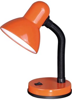 Pomarańczowa lampka biurkowa ruchoma - S271-Walia ze sklepu Edinos.pl w kategorii Lampy stołowe - zdjęcie 172209569