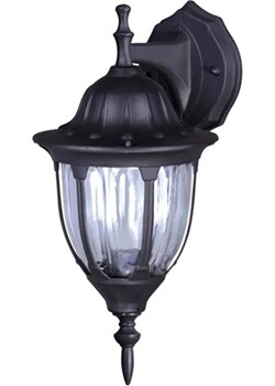Czarny kinkiet zewnętrzny klasyczny - S322-Hadson ze sklepu Edinos.pl w kategorii Oświetlenie ogrodowe - zdjęcie 172209807