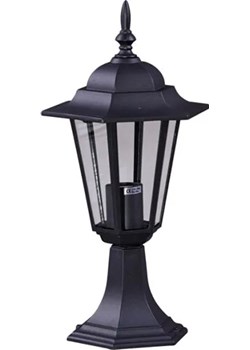 Czarna niska lampa ogrodowa w stylu retro - S329-Relva ze sklepu Edinos.pl w kategorii Oświetlenie ogrodowe - zdjęcie 172209816