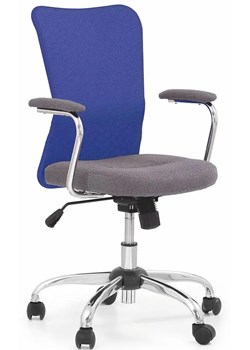Fotel młodzieżowy do biurka Alwer - niebieski ze sklepu Edinos.pl w kategorii Krzesła do biurka - zdjęcie 172210038