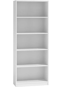 Biały klasyczny regał z półkami - Nidan 3X ze sklepu Edinos.pl w kategorii Regały i witryny - zdjęcie 172210375