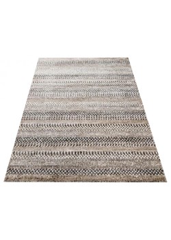 Beżowy prostokątny dywan do przedpokoju - Noveros 5X ze sklepu Edinos.pl w kategorii Dywany - zdjęcie 172210515