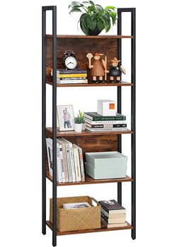 Loftowy regał metalowy salonu F4-K11 ze sklepu Edinos.pl w kategorii Regały i witryny - zdjęcie 172210895