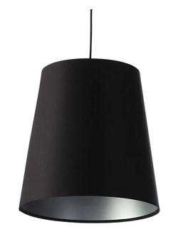Czarno-srebrna lampa wisząca stożek nad stół - S404-Arva ze sklepu Edinos.pl w kategorii Lampy wiszące - zdjęcie 172211236