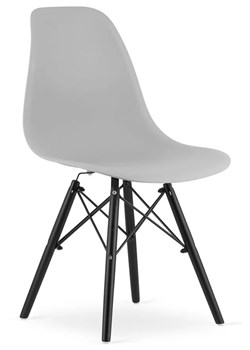 Komplet szarych krzeseł minimalistycznych 4 szt.  - Naxin 3S ze sklepu Edinos.pl w kategorii Krzesła - zdjęcie 172211419