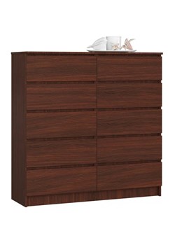 Klasyczna komoda do salonu wenge Ilos ze sklepu Edinos.pl w kategorii Komody - zdjęcie 172211578