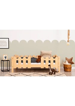 Drewniane łóżko dziecięce z barierką - Laffi 3X ze sklepu Edinos.pl w kategorii Łóżka dziecięce - zdjęcie 172211826
