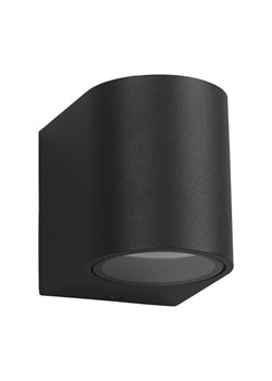 Zaokrąglony kinkiet zewnętrzny czarny - N008-Santis ze sklepu Edinos.pl w kategorii Lampy ścienne - zdjęcie 172212675