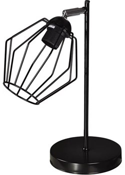 Czarna druciana lampa stołowa - S572-Xara ze sklepu Edinos.pl w kategorii Lampy stołowe - zdjęcie 172212747