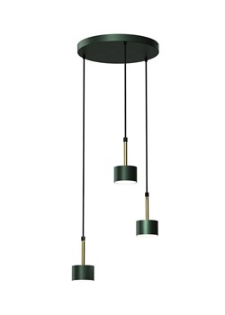 Zielono-złota lampa nad stół - N022-Circile ze sklepu Edinos.pl w kategorii Lampy wiszące - zdjęcie 172212829