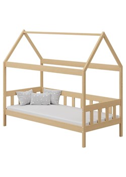 Łóżko domek z materacem dla dziecka, sosna - Dada 3X 190x90 cm ze sklepu Edinos.pl w kategorii Łóżka dziecięce - zdjęcie 172213558