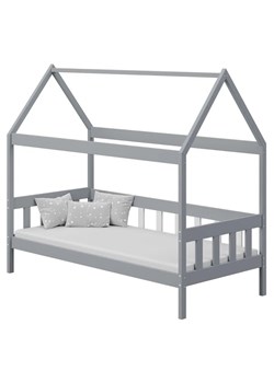 Szare łóżko domek dla dziecka plus materac - Dada 3X 190x90 cm ze sklepu Edinos.pl w kategorii Łóżka dziecięce - zdjęcie 172213565