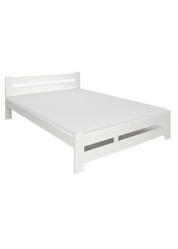 Białe skandynawskie łóżko 120x200 - Zinos ze sklepu Edinos.pl w kategorii Łóżka i materace - zdjęcie 172215267