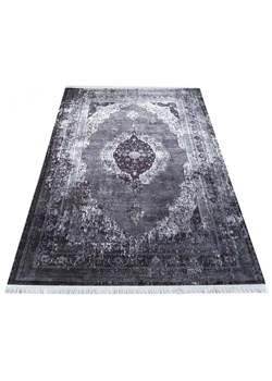 Szary prostokątny dywan w stylu vintage - Madix ze sklepu Edinos.pl w kategorii Dywany - zdjęcie 172215867