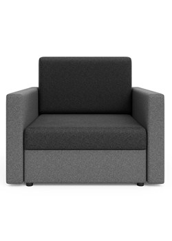 Sofa jednoosobowa amerykanka grafit + szary - Idra 3X ze sklepu Edinos.pl w kategorii Sofy i kanapy - zdjęcie 172217219