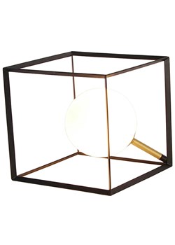 Mała lampka nocna w stylu industrialnym - K132-Cube ze sklepu Edinos.pl w kategorii Lampy stołowe - zdjęcie 172217517