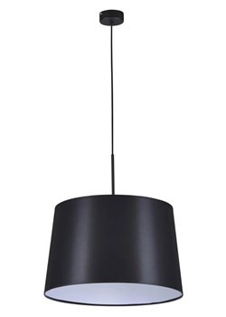 Czarna lampa wisząca z klasycznym abażurem - S911-Brila ze sklepu Edinos.pl w kategorii Lampy wiszące - zdjęcie 172217748