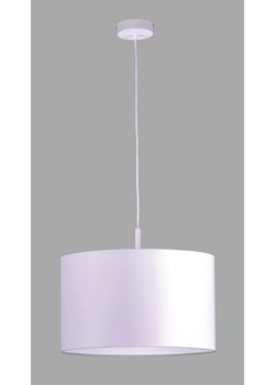 Biała lampa wisząca z okrągłym abażurem - S963-Fario ze sklepu Edinos.pl w kategorii Lampy wiszące - zdjęcie 172217877