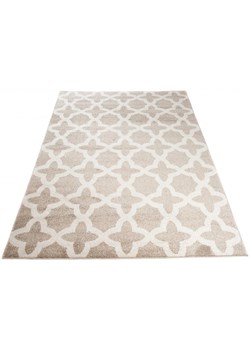 Beżowy dywan pokojowy we wzory - Mistic 6X ze sklepu Edinos.pl w kategorii Dywany - zdjęcie 172217928