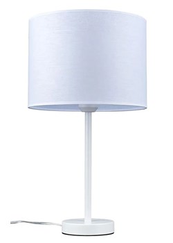 Biała lampka stołowa na nóżce - A15-Apia ze sklepu Edinos.pl w kategorii Lampy stołowe - zdjęcie 172218149