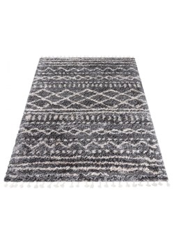 Ciemnoszary dywan pokojowy shaggy - Nikari 6X ze sklepu Edinos.pl w kategorii Dywany - zdjęcie 172218235