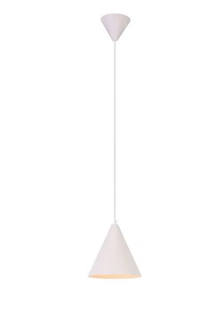 Biała metalowa lampa wisząca - V014-Selio ze sklepu Edinos.pl w kategorii Lampy wiszące - zdjęcie 172219748