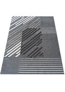 Szary nowoczesny dywan z wzorami - Drefo 4X ze sklepu Edinos.pl w kategorii Dywany - zdjęcie 172220417