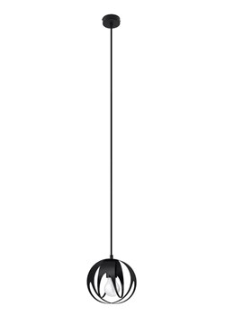 Czarna lampa wisząca kula w stylu loft - A189-Hoxa ze sklepu Edinos.pl w kategorii Lampy wiszące - zdjęcie 172221135