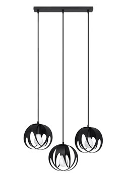 Czarna stalowa lampa wisząca nad stół w stylu loft - A190-Hoxa ze sklepu Edinos.pl w kategorii Lampy wiszące - zdjęcie 172221138