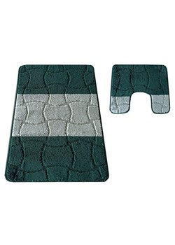 Zielone dywaniki pod prysznic i toaletę - Depi ze sklepu Edinos.pl w kategorii Dywaniki łazienkowe - zdjęcie 172222297