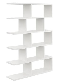 Biały minimalistyczny regał wiszący lub stojący - Rila ze sklepu Edinos.pl w kategorii Półki - zdjęcie 172222407