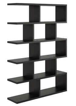 Czarny minimalistyczny regał otwarty stojący lub wiszący - Rila ze sklepu Edinos.pl w kategorii Regały i witryny - zdjęcie 172222418