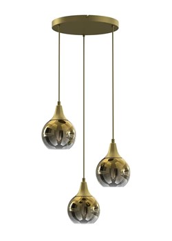 Złota lampa wisząca glamour - N68-Cordon ze sklepu Edinos.pl w kategorii Lampy wiszące - zdjęcie 172222757