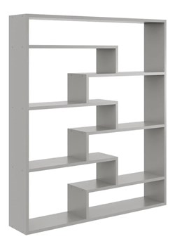 Szary minimalistyczny regał wiszący lub stojący - Ovio ze sklepu Edinos.pl w kategorii Regały i witryny - zdjęcie 172222818