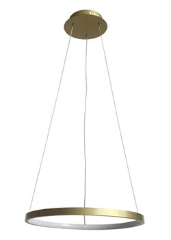 Złota lampa wisząca w kształcie ringu 40 cm - V083-Monati ze sklepu Edinos.pl w kategorii Lampy wiszące - zdjęcie 172223006