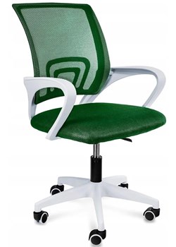 Zielone ergonomiczne biurowe krzesło obrotowe - Azon 3X ze sklepu Edinos.pl w kategorii Krzesła biurowe - zdjęcie 172223367